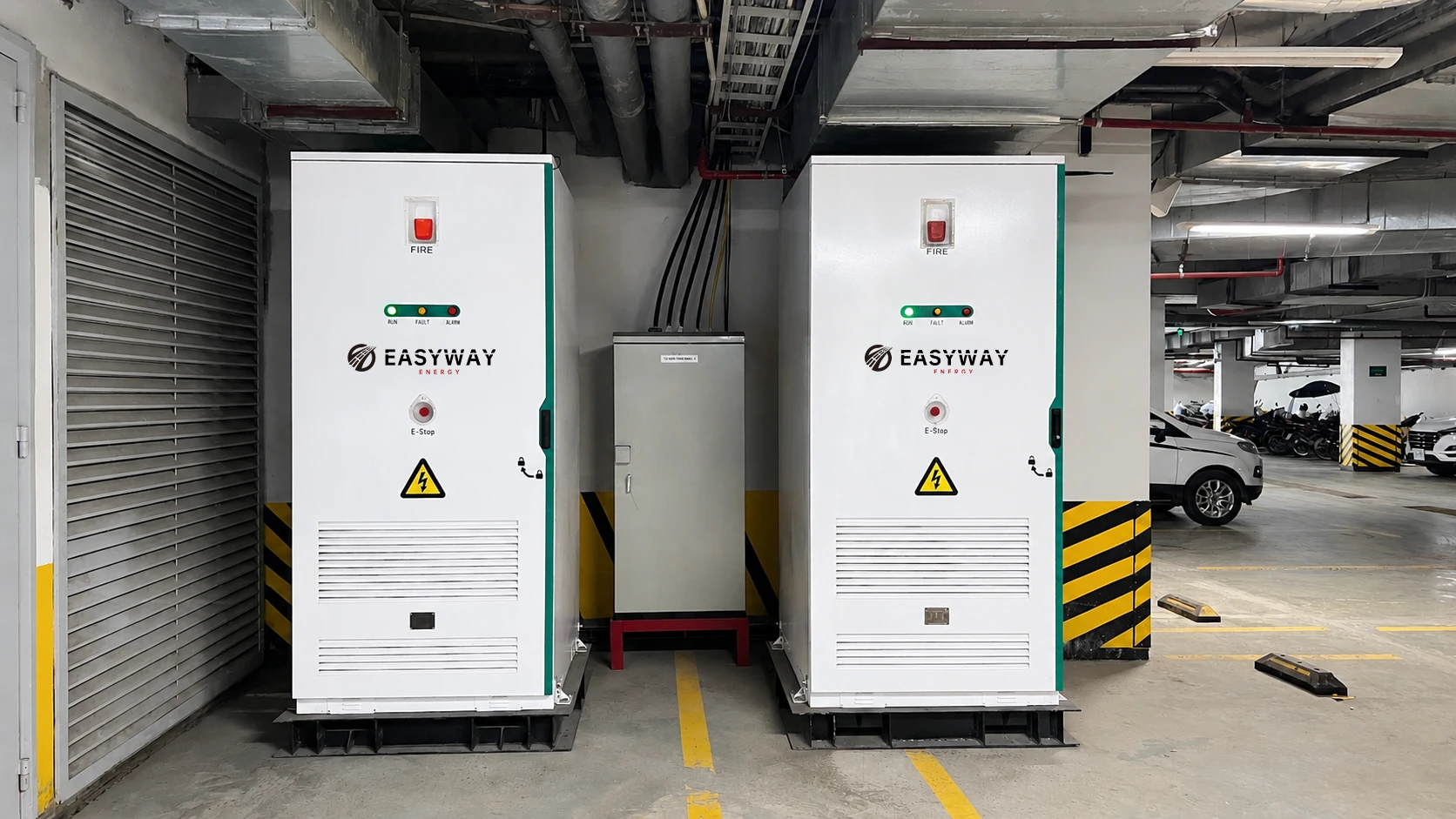 EASYWAY 261kWh 125kW high voltage ESS cabinet project