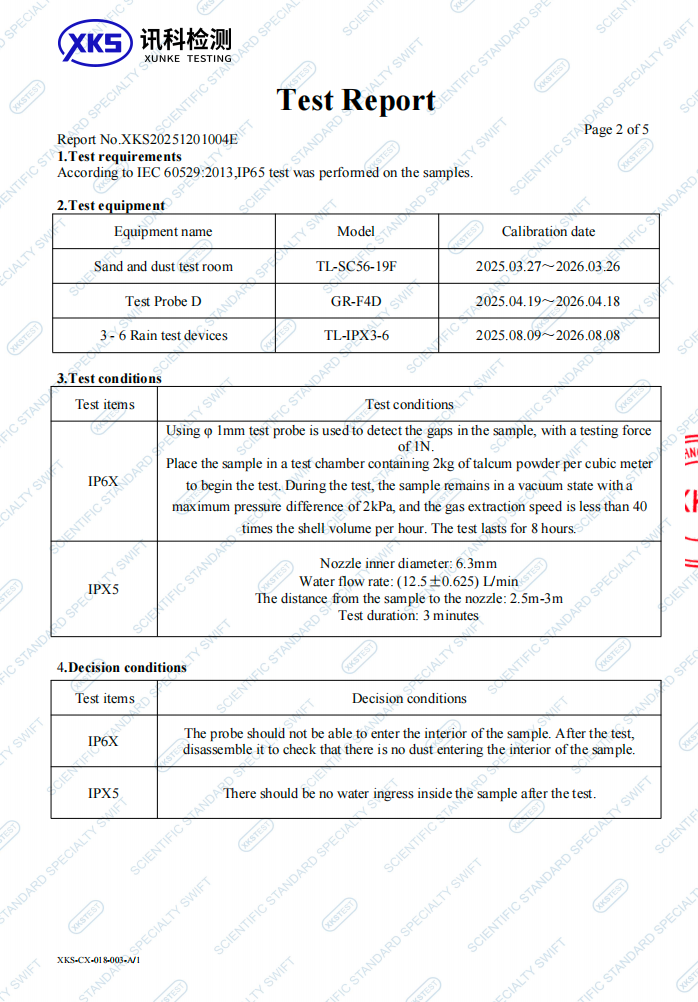 EASYWAY IEC certification document for lithium battery energy storage systems